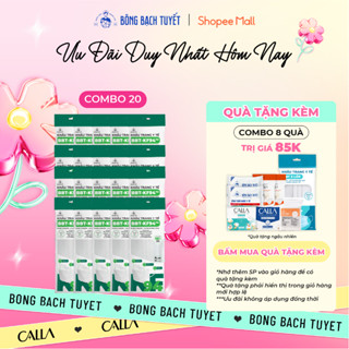 [Bao bì mới] Combo 20 Gói khẩu trang Bông Bạch Tuyết KF94 Trắng (10 cái/gói)