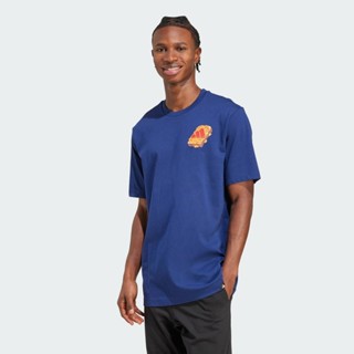 adidas Phong cách sống Áo thun đồ họa Bơ Đậu Phộng và Thạch Trái Cây Nam Màu xanh da trời JW4343