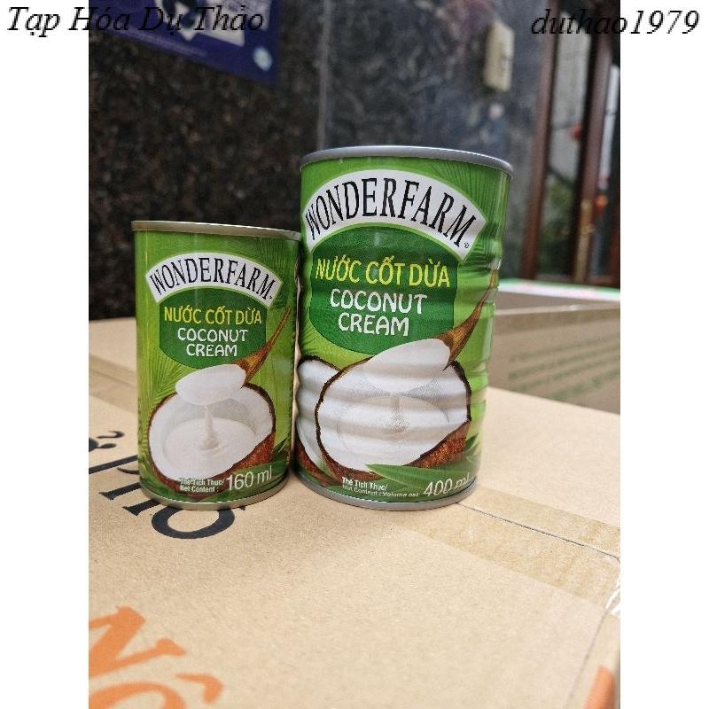 NƯỚC CỐT DỪA WONDERFARM 160ml/400ml