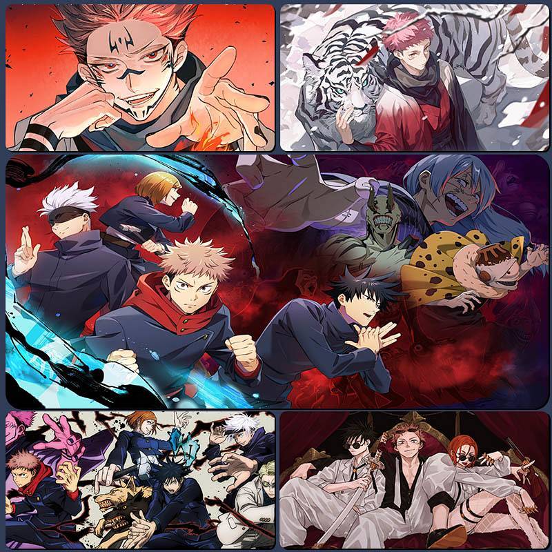 Manshu Battle Mouse Pad Oversized Anime Peripheral Keyboard Pad Table Mat DhdH
