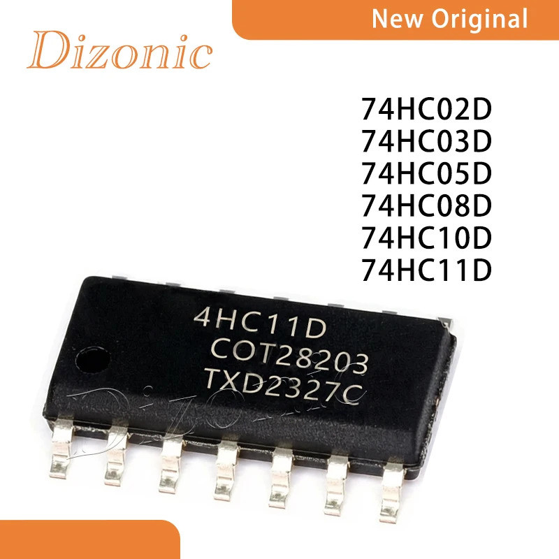 5 CHIẾC 74HC02D 74HC03D 74HC05D 74HC08D 74HC10D 74HC11D SOP Chip ic