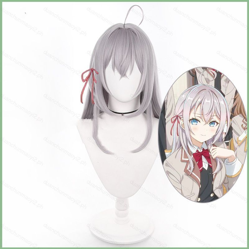 DC2 Alya Đôi Khi Giấu Cảm Giác Của Cô Trong Nga Alisa Mikhailovna Kujou Cosplay Tóc Giả Tóc Hallowee