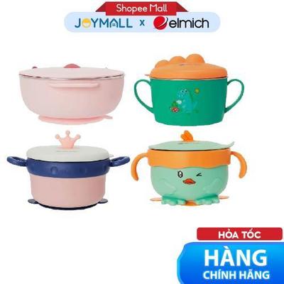 Bát Ăn Trẻ Em Elmich EL-0008VIT EL-0008KL EL-0008GAU EL-0008VM, Hàng Chính Hãng, Inox 316 -JoyMall