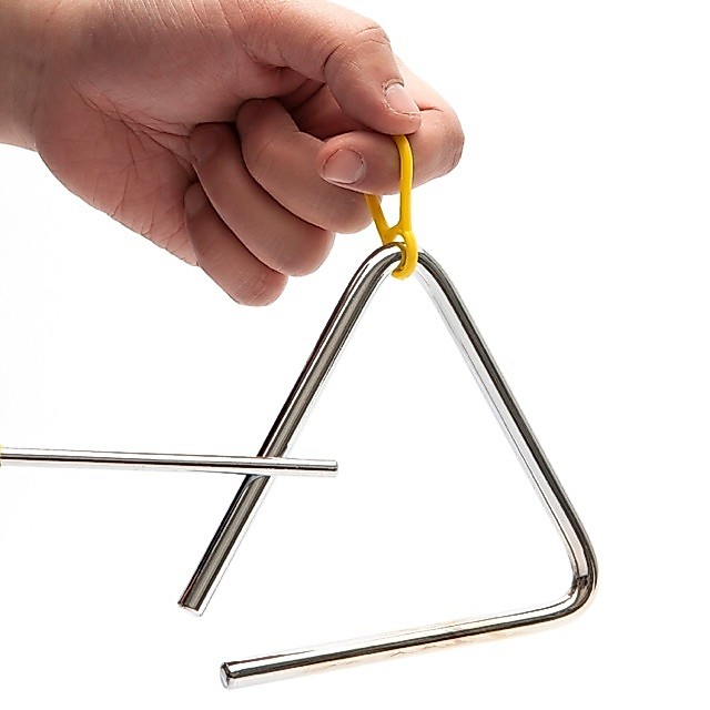 NHẠC CỤ KẺNG TAM GIÁC (TRIANGLE) 18CM – ÂM THANH VANG TRONG, DỄ SỬ DỤNG