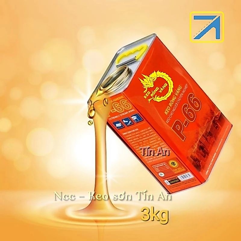 [Keo Rồng Vàng P66 3kg] Keo đa năng dán gỗ, laminate, giầy dép, nệm mút, cỏ nhân tạo...