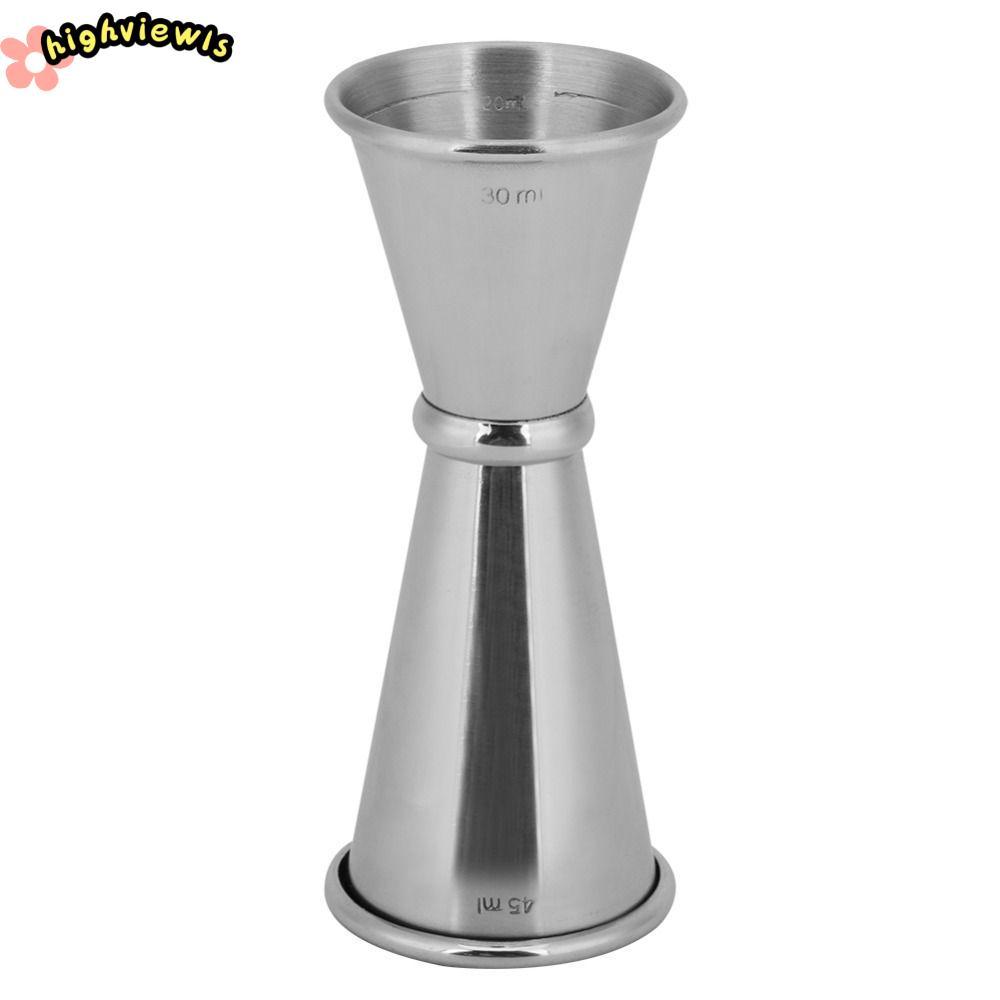 HIGHVIEWLS Bartending Jigger, Thước đo bên trong thiết kế hai đầu Cocktail Jigger, Cao cấp Inox 304 