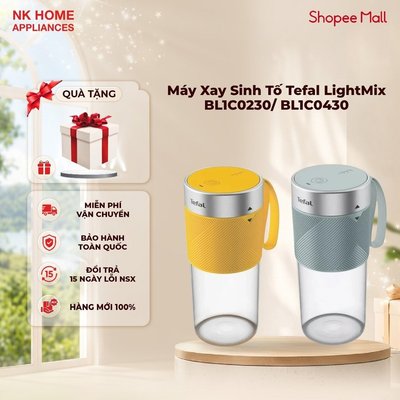 Máy Xay Sinh Tố Cá Nhân Tefal LightMix BL1C0230 Vàng | BL1C0430 Xanh | Bảo Hành Chính Hãng 24 Tháng
