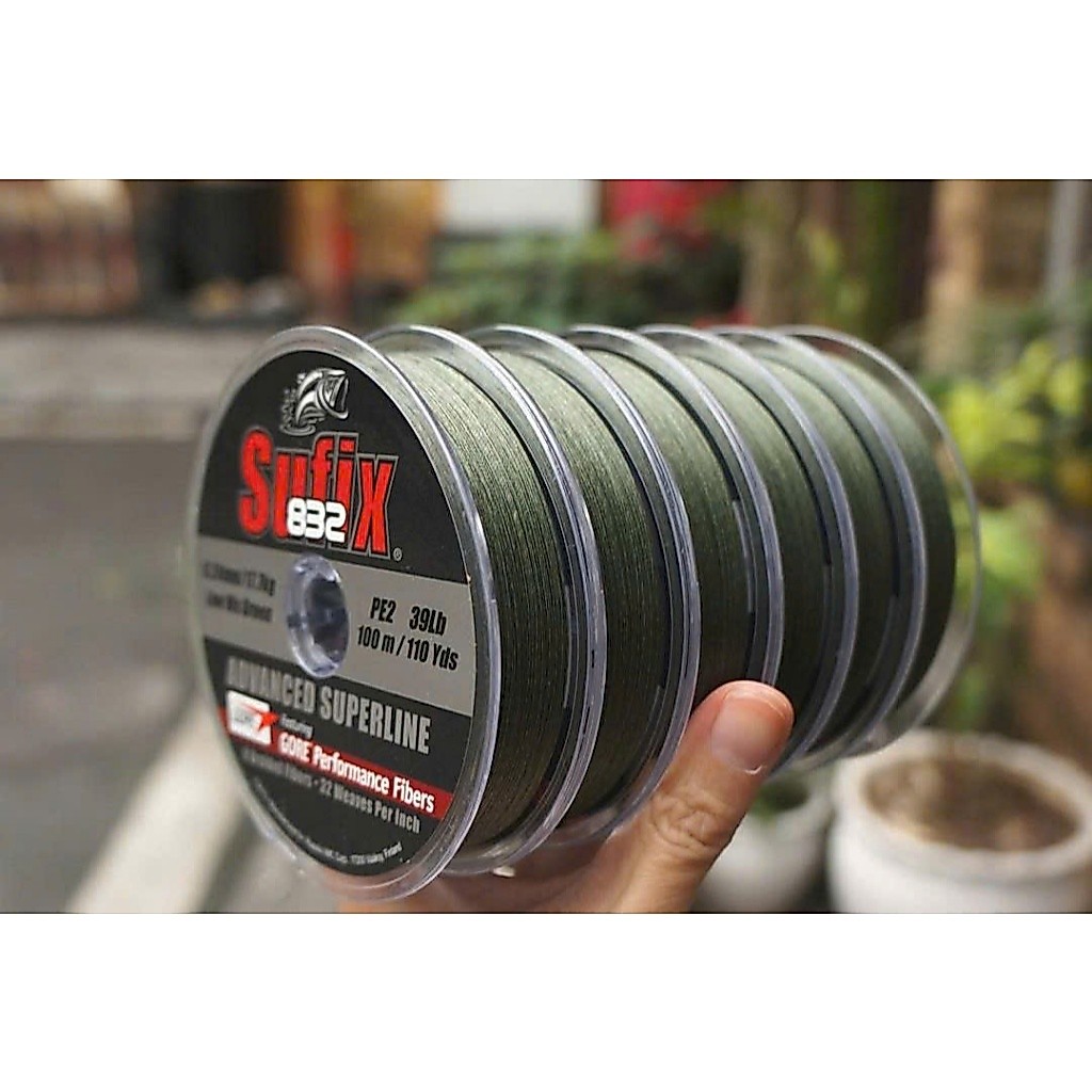 Dù câu cá 8 sợi Sufix 832 Advanced Superline (CHÍNH HÃNG)