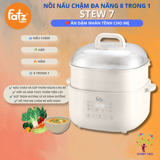 Nồi Nấu Chậm Hấp Hầm đa Năng 8 Trong 1 Fatz Baby Stew 7 FB9131TL