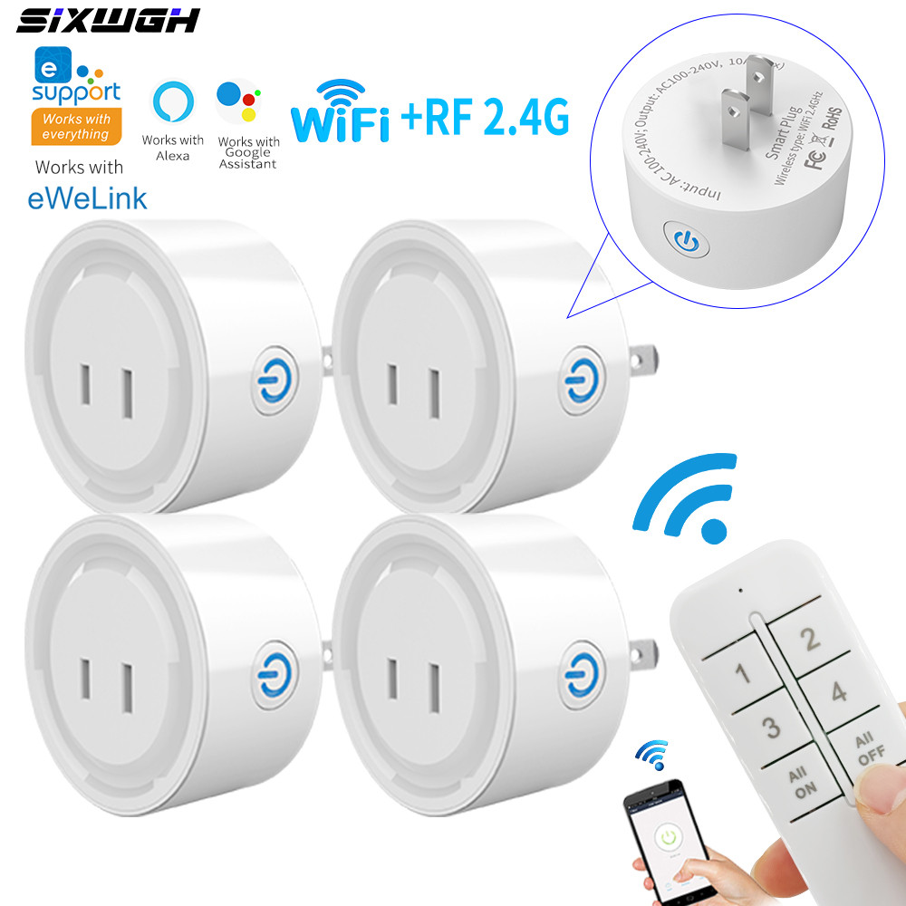Ổ cắm thông minh WiFi công tắc ổ cắm điều khiển từ xa hỗ trợ điều khiển ứng dụng EWeLink và điều khi