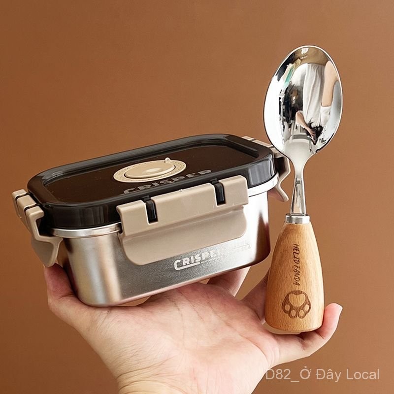 Hộp Giữ Nhiệt Inox 304 Hộp Cơm Cấp Thực Phẩm Hộp Cơm Mini Kín Hộp Bento Trái Cây Di Động