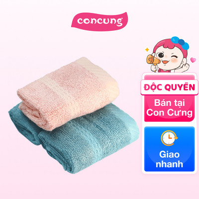 Combo 3 khăn sợi tre ConCung Good HM1W 25x25 cm
