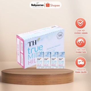   Chính Hãng  Thùng 48 hộp sữa tươi tiệt trùng TH true MILK HILO vị tự nhiên 180 ml  180 ml x 48  