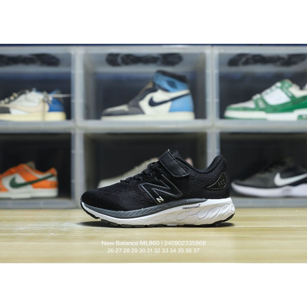 Giày trẻ em 6 màu NB860 Giày chạy bộ thoải mái cổ thấp cho trẻ em