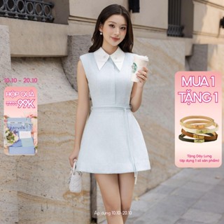 Đầm Đi Tiệc JOVEN Gigi Form Ôm Tùng A Dây Rời Thắt Eo Kiểu Váy Thiết Kế Công Sở