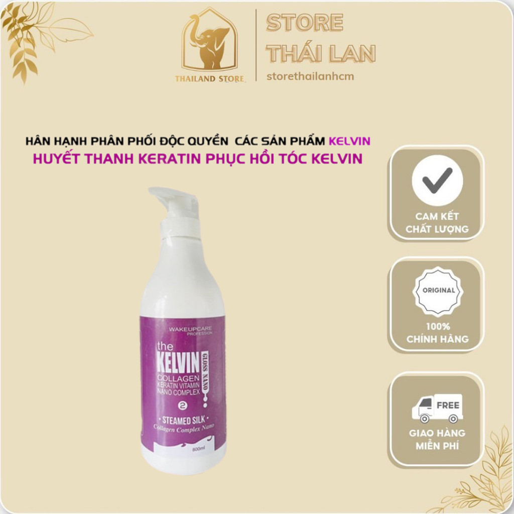 HUYẾT THANH KERATIN KELVIN – PHỤC HỒI TÓC HƯ TỔN, DƯỠNG MỀM MƯỢT, GIẢM GÃY RỤNG