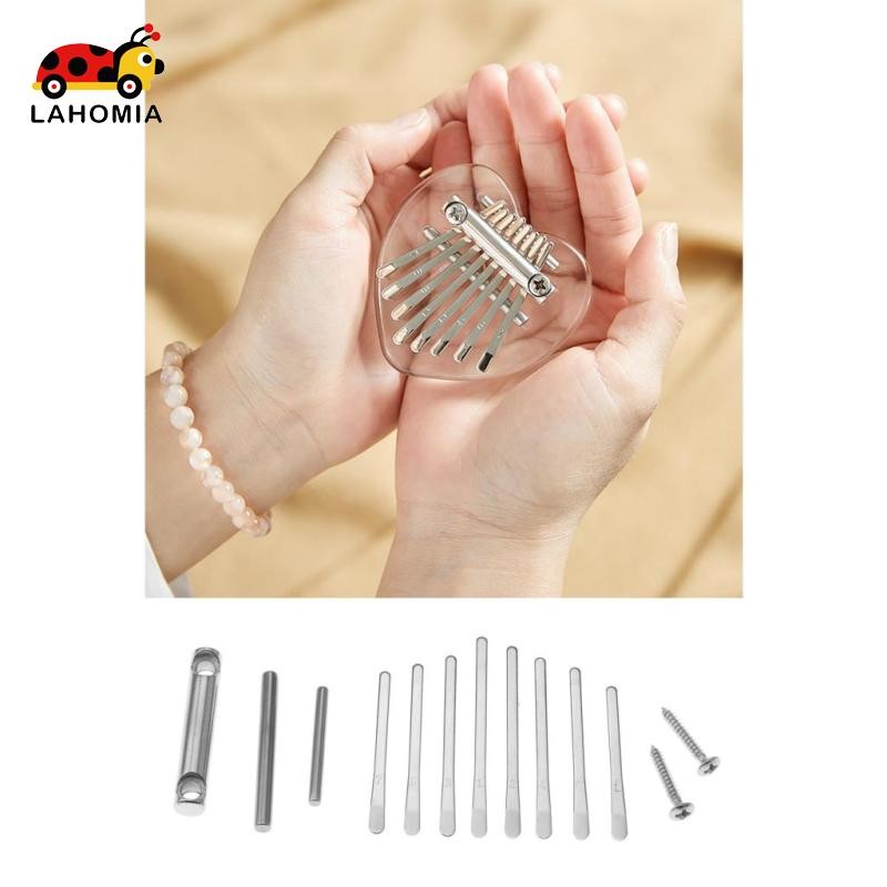 Gazechimp DIY Mini Kalimba 8 Phím Ngón Tay Cái Đàn Piano Thép / w Vít Cho