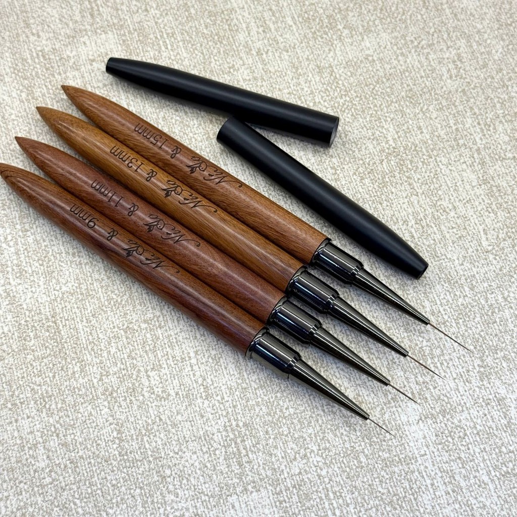 Cọ nét cán gỗ siêu mảnh Niao - Cọ vẽ nail chuyên dụng (lẻ chiếc)