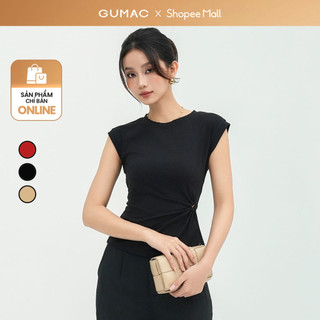 Áo thun nữ GUMAC xoắn eo  ATE05029