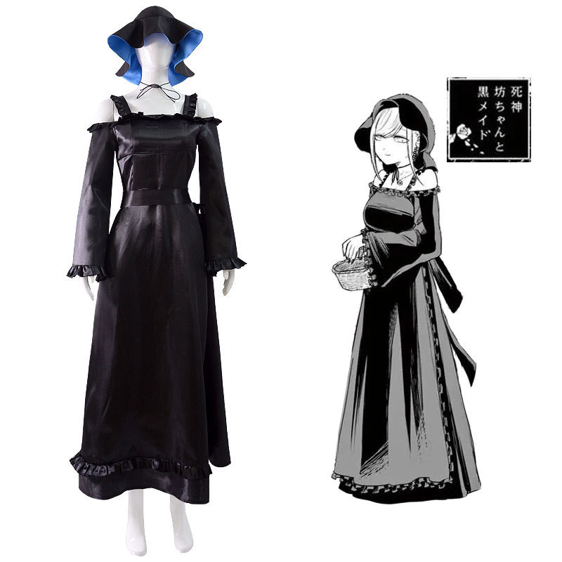 Z Phiên bản truyện tranh Death Young Master và Black Maid cos Suit Alice Black Maid Dress cosplay