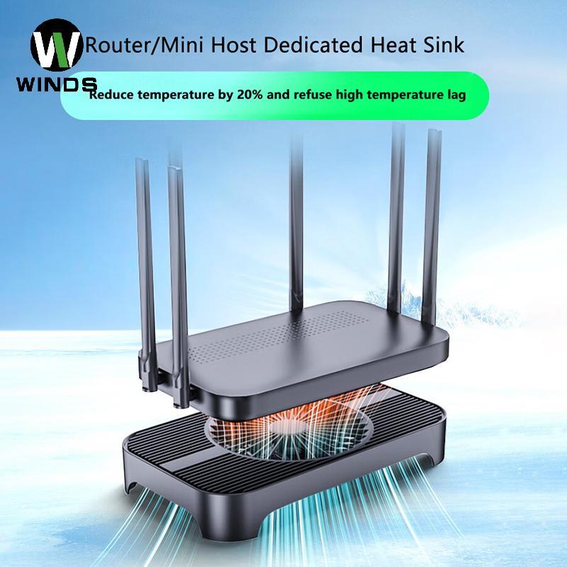 ODS USB Router Cooler Braet Cho Mini PC Wifi Router Modem TV BOX STB Di Động Đĩa Cứng Laptop Quạt Là