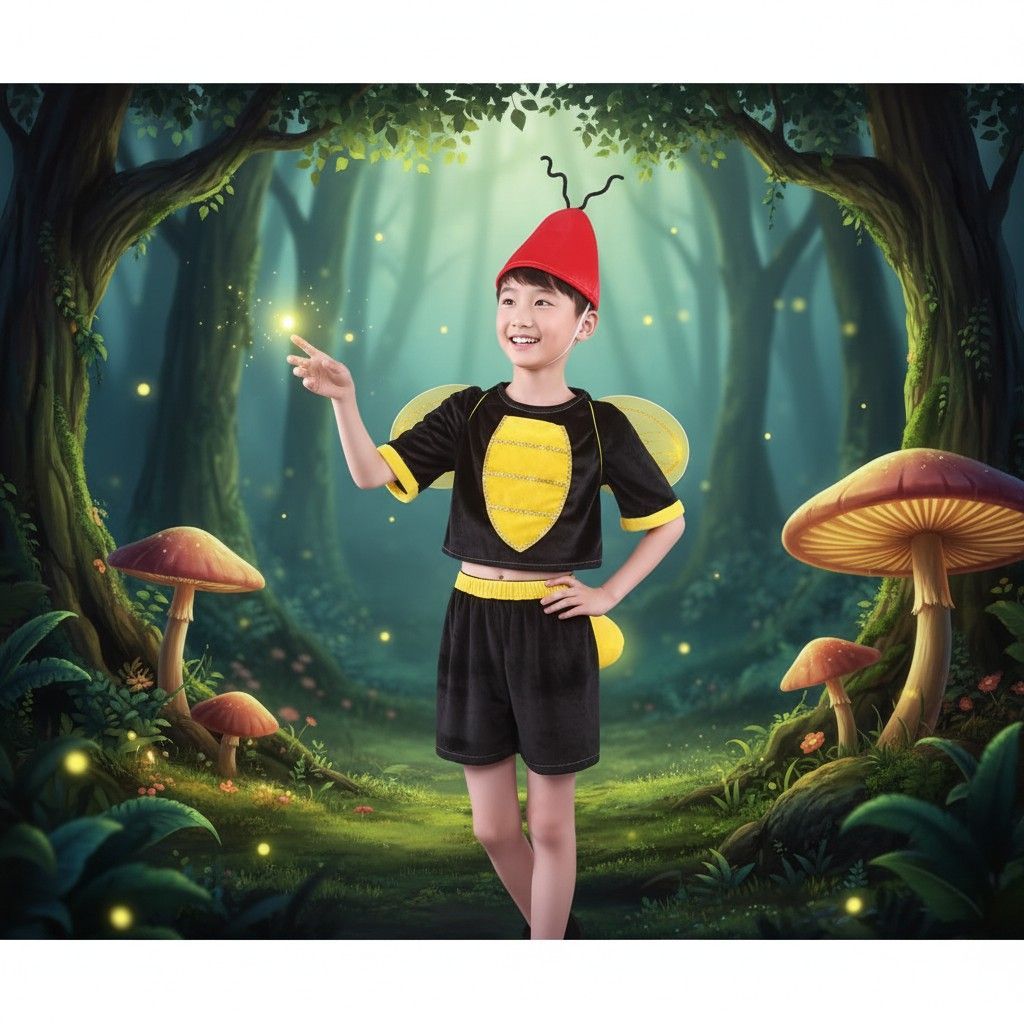 Firefly Trẻ Em Trang Phục Shining Star Firefly Trang Phục Hoạt Hình Tập Đi Firefly Dance Trang Phục 