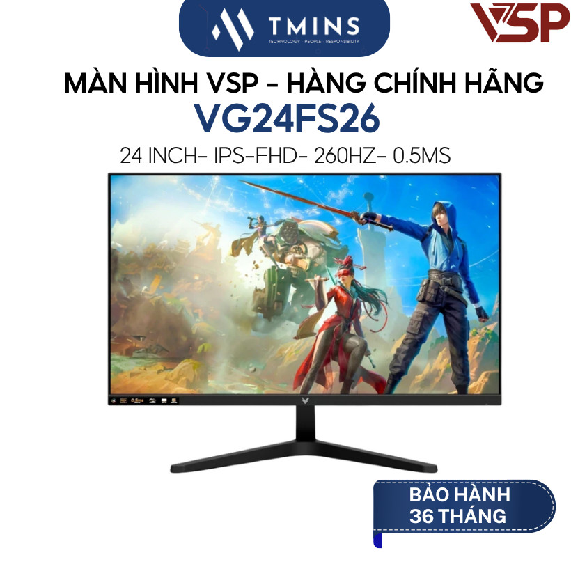 Màn Hình VSP VG24FS26  (24 inch/ IPS/ FHD/ 260Hz/ 0.5ms) - Hàng chính hãng
