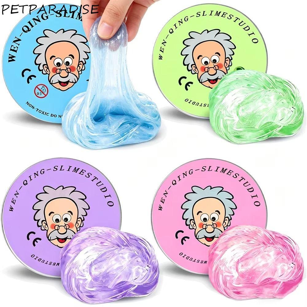 PETPARADISE Liquid Slime, Đồ chơi đất sét lỏng không độc hại trong suốt, Đồ chơi bóng mềm mại trong 