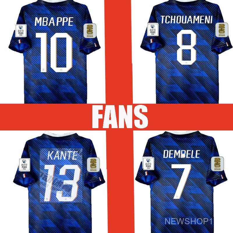 Áo thi đấu cúp FR sân nhà MBAPPE O.DEMBELE W