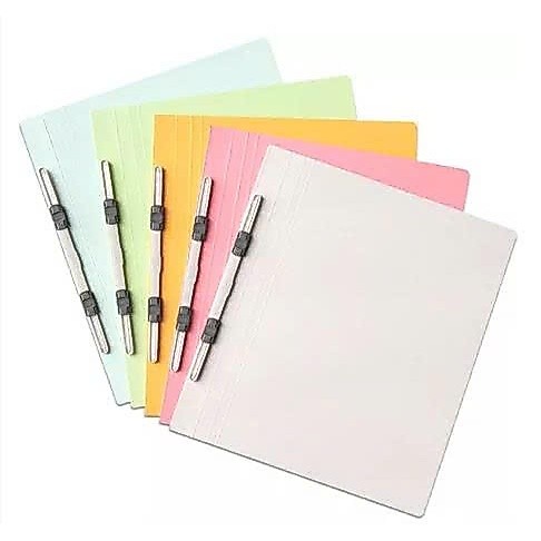 Combo 05 bìa acco giấy Plus khổ A4  S78 0021N lưu tài liệu đục lỗ