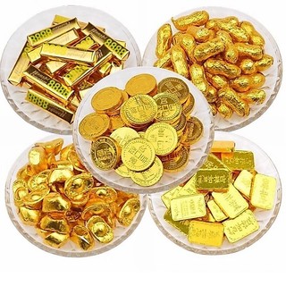 Kẹo socola đồng tien tròn, vuông, mặt cười các mẫu