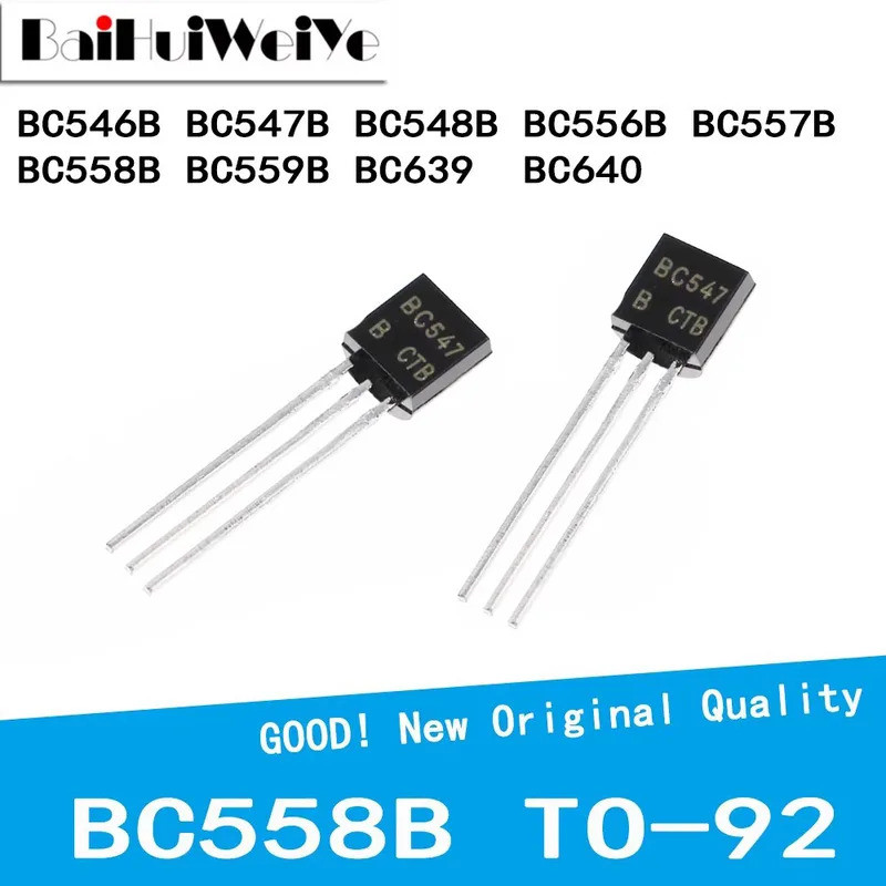 10 Chiếc BC547B BC556B BC546B BC548B BC549B BC557B BC558B BC559B BC639 BC640 TO-92 Triode Transistor
