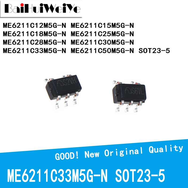 5 CÁI ME6211C12M5G ME6211C15M5G ME6211C18M5G ME6211C25M5G ME6211C28M5G ME6211C30M5G ME6211C33M5G ME6