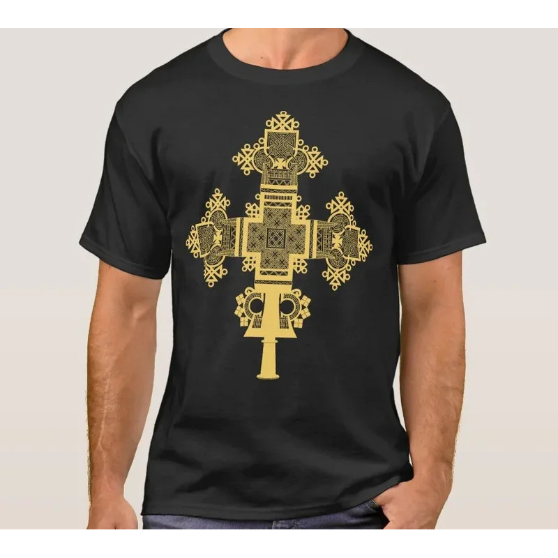Christian Cross Áo Thun Eher Pe Ann Chính Thống Coo Tay Ngắn Cotton 1 Thường Ngày Cho Nam Size S-3XL