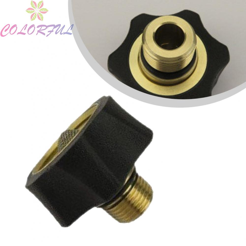 Durable Anodized Aluminum and Brass Connector for Reliable Water Flow in Washers