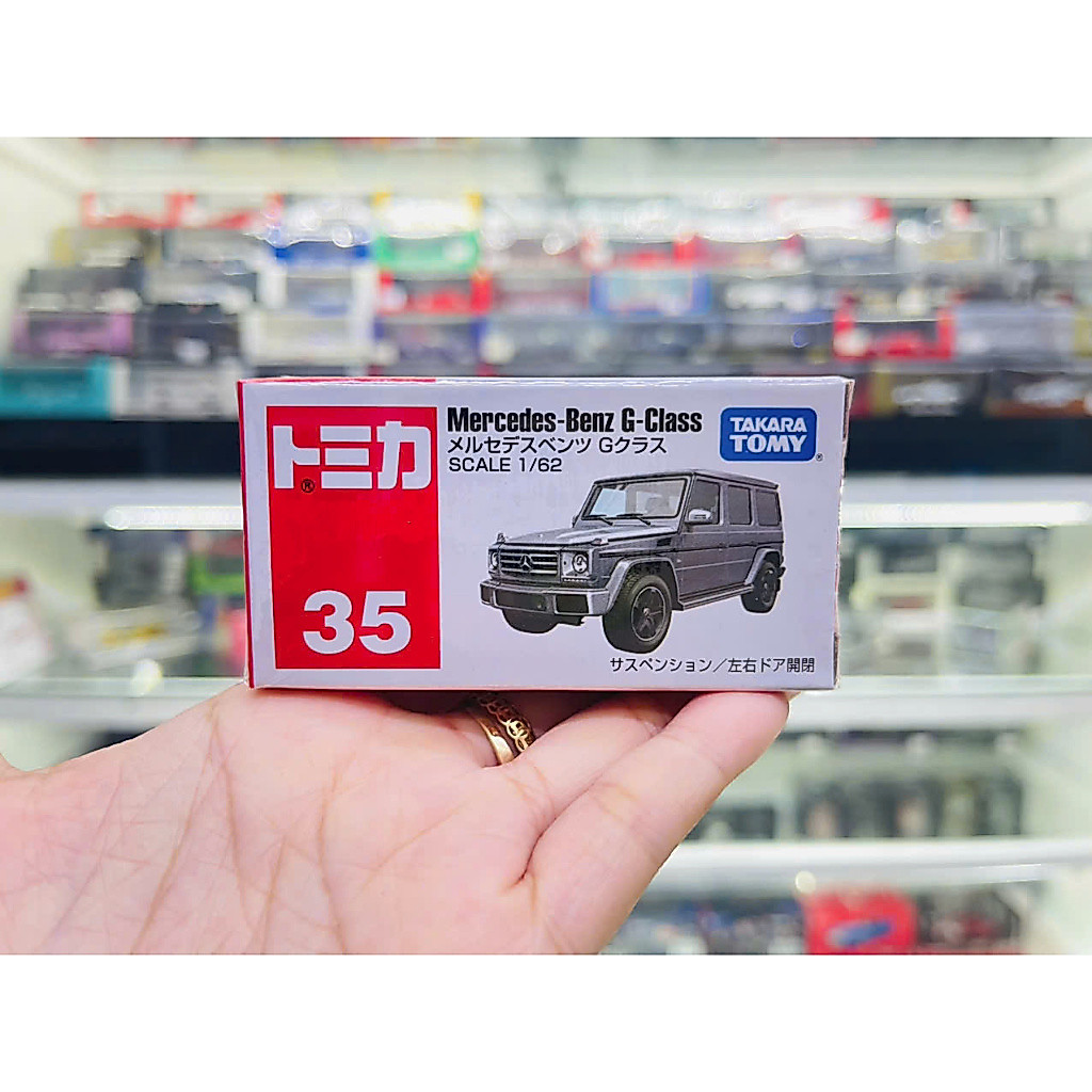Mô hình xe Mercedes Benz G63 silver tỉ lệ 1:64 Tomica 879923