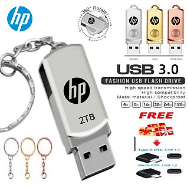 High speed USB flash drive 2TB 1TB 512GB 256GB 128GB 64GB USB 32GB 16GB waterproof pen drive multifu