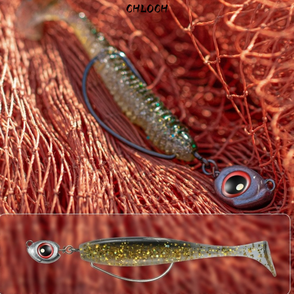 CHLOCH Mồi Jig Head Chì, Đầu Jig Đáy Swimbait Jig, 2025 Cứng 3.5g/5g/7g/10g Mềm Giun Lure Đầu Kim Lo