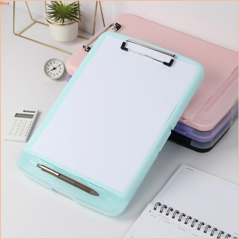 Clipboard hội nghị đa năng Chua có khe cắm bút 14X9 Hộp đựng hồ sơ nhựa 84Inch