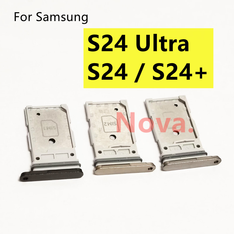 Dành Cho Samsung Galaxy S24 + Plus / S24 Siêu SIM Khay Đựng Thẻ Nano SIM Khe Cắm
