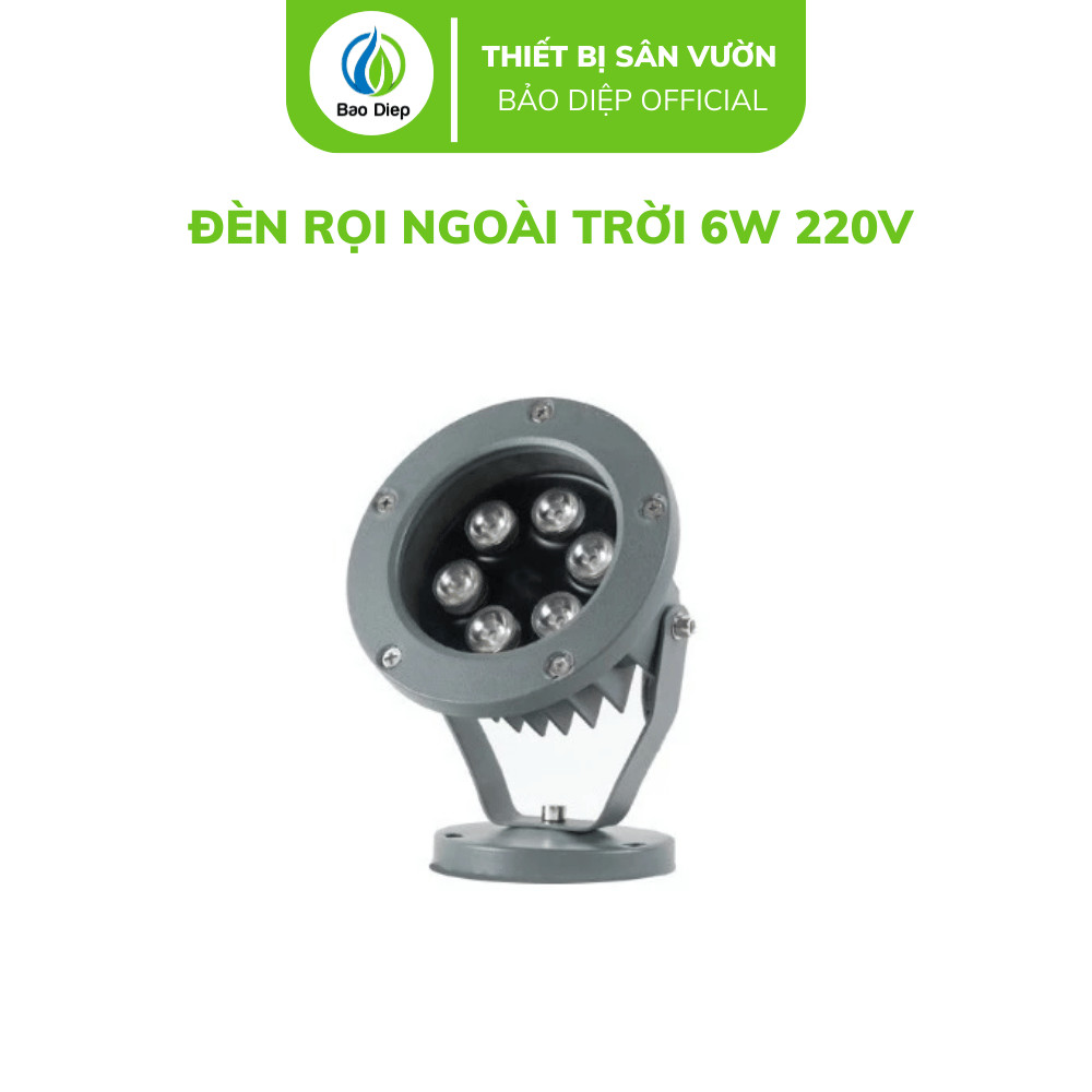 Đèn Led Chiếu Cây 6w 220V Đèn Chiếu Sân Vườn, Đèn Chiếu Cảnh Quan, Đèn Chiếu Sân Cỏ, Đèn Cắm Cỏ