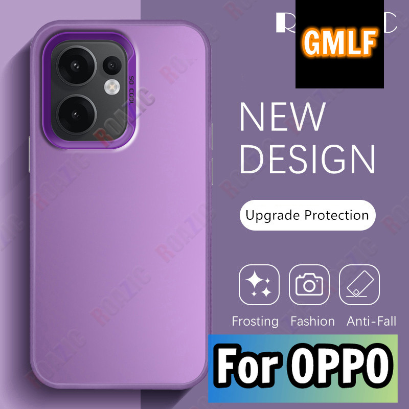 Ốp Điện Thoại COD Cho OPPO Reno 13F / OPPO Reno 13F 5G / OPPO Reno 13F 4G Vỏ Da Cực Quang Kim Loại S
