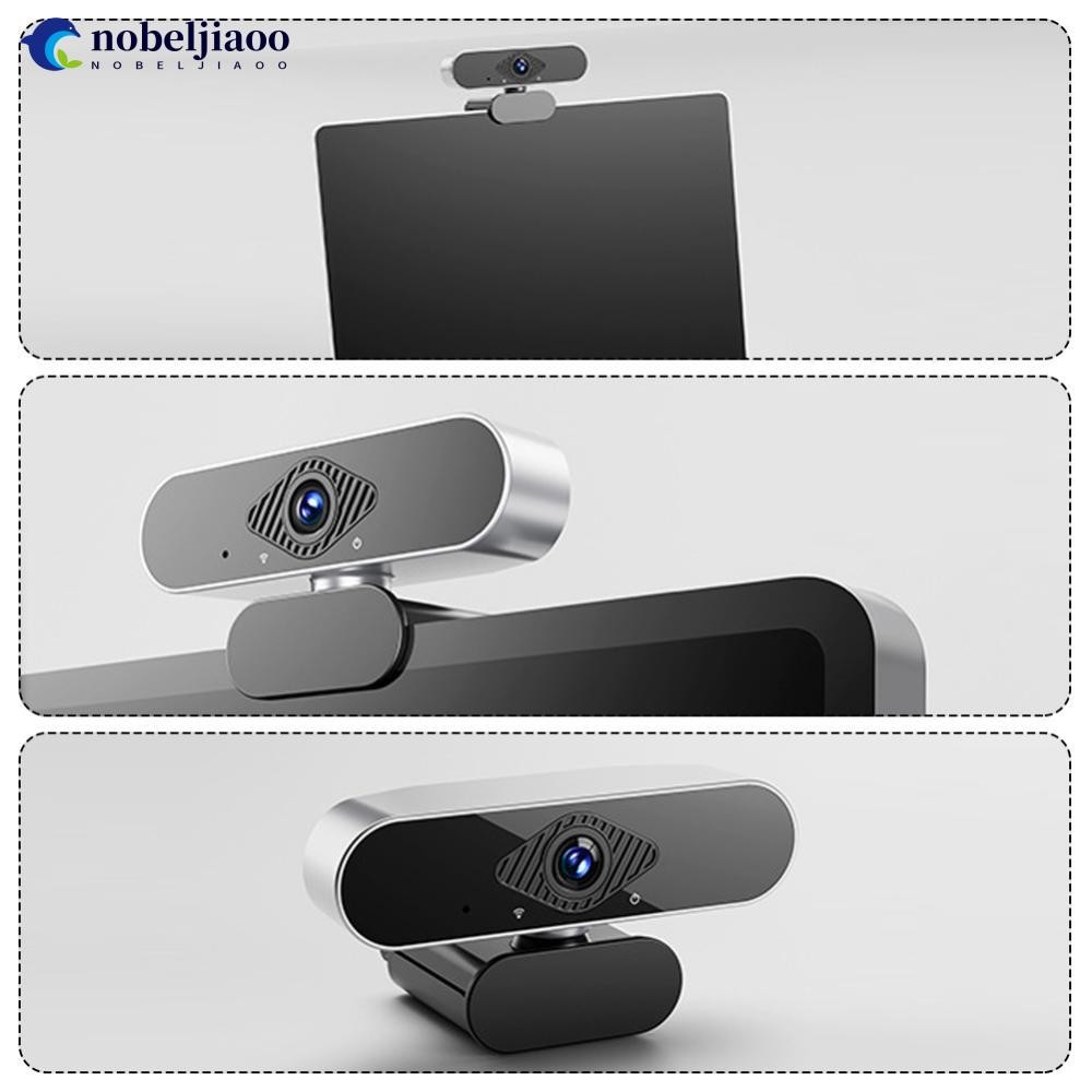 NOBELJIAOO 1080P 2K 4K Full HD Webcam với Micrô tích hợp tự động & AI Chân đế xoay D9U3