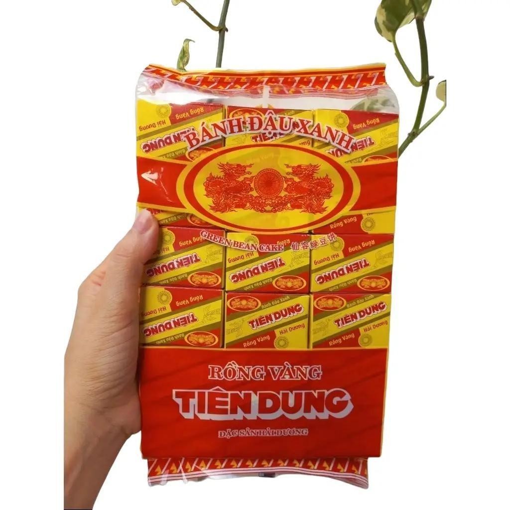 Bánh đậu xanh Rồng Vàng ( 36 viên) - đồ ăn vặt tuổi thơ candy kẹo thức ăn snack food candy