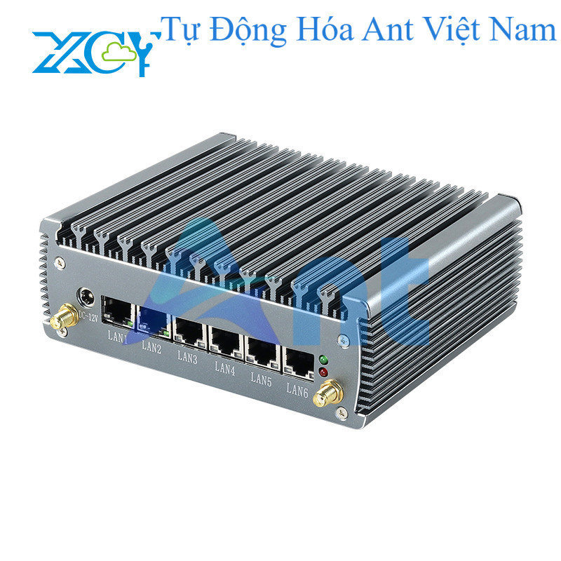 XCY I5-1135G7 PC mini 4 lõi 8 sợi 6x Lan 2.5g Intel i225v Nic 4x USB RS232 HDMI mini PCIe GPIO Windo