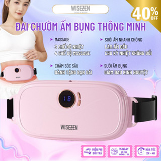  Máy massage bụng kinh Wisezen túi chườm bụng kinh làm ấm giảm đau hiệu quả quà tặng cho nữ sinh nhật tặng bạn gái 