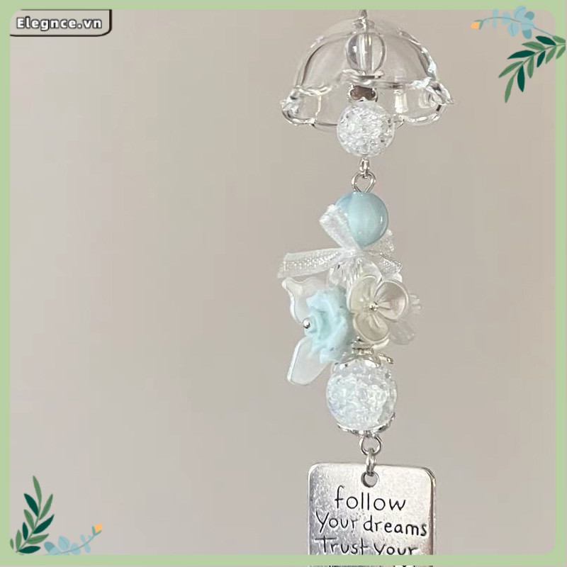 【Elevn】Dây đeo điện thoại chuông gió hình sứa yêu tinh đính hạt Có thể treo trên điện thoại di động và ba lô | BigBuy360 - bigbuy360.vn