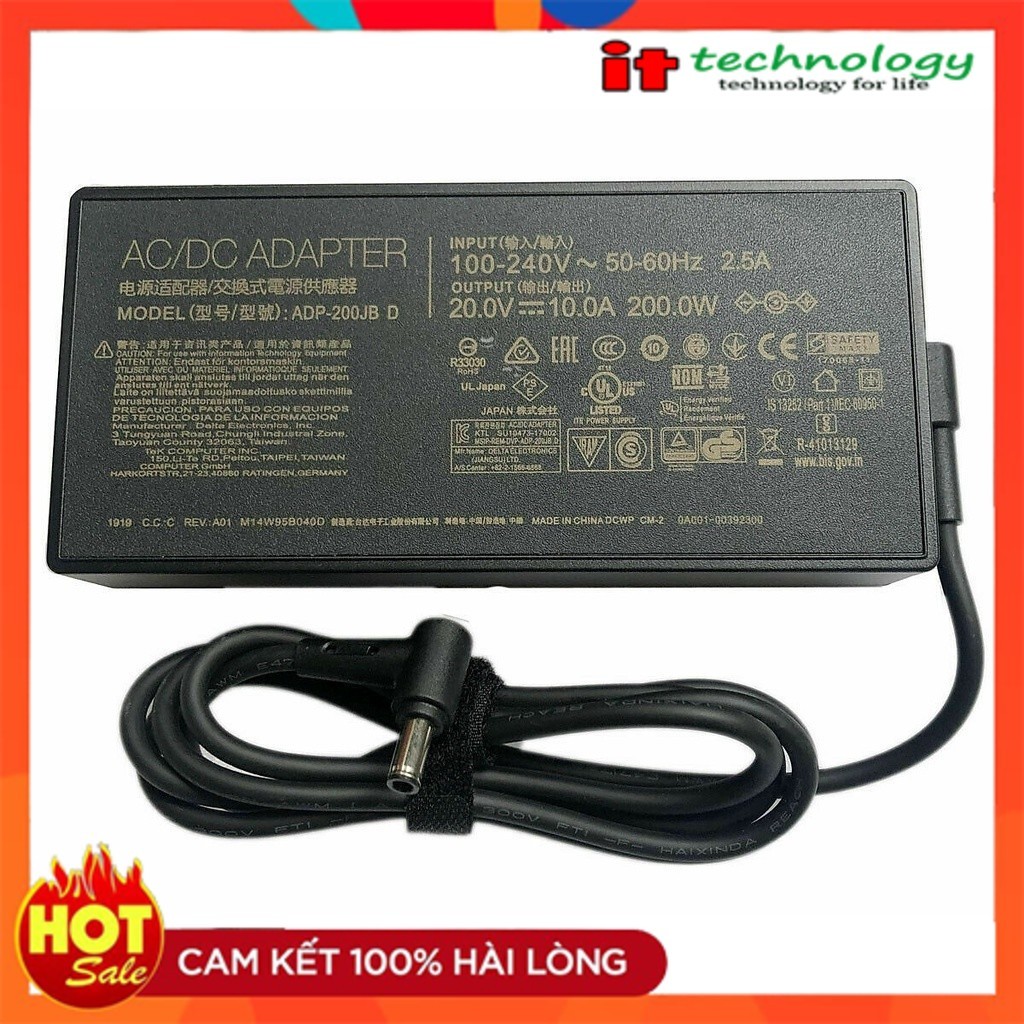 Sạc dành cho Laptop ASUS TUF Gaming A15 2021 TUF Gaming F15 2021 200W Charger ADP-200JB D AC Adapter