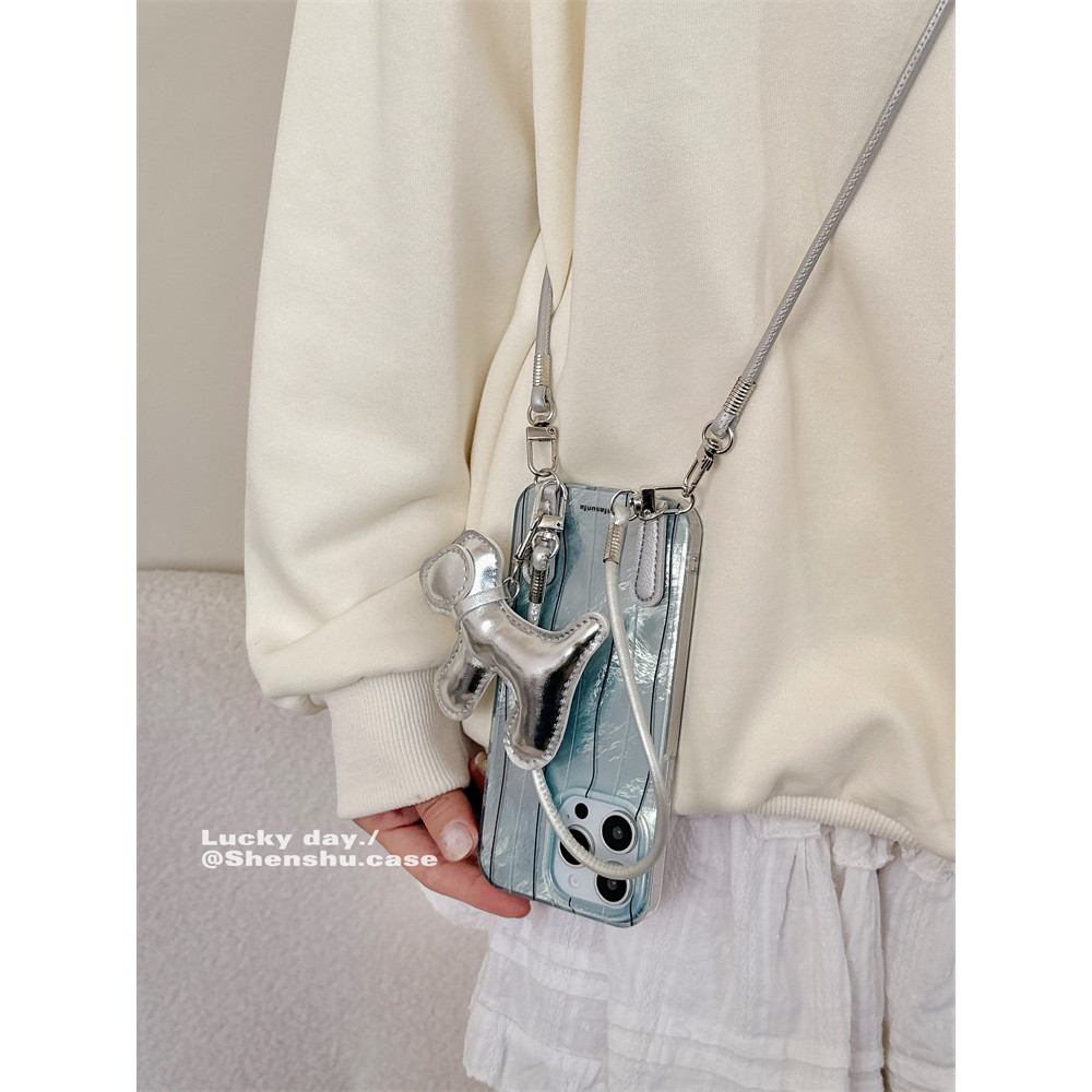 YS1111 Cho iPhone 17air 16Pro Max Ốp Lưng 15 Pro 14 plus 13 Pro Max 12 11 XSMax XR X 78Plus SE2 SE3 Ốp Lưng Chống Rơi Dây Thời Trang Đơn Giản Thoáng Mát Cô Gái Dễ Thương Vỏ Bảo Vệ Điện Thoại