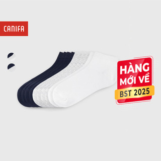  Combo tất nam CANIFA cổ thấp cotton thoáng khí chống hôi chân 8AX25A010 